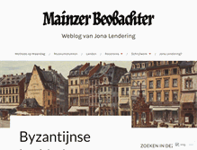 Tablet Screenshot of mainzerbeobachter.com